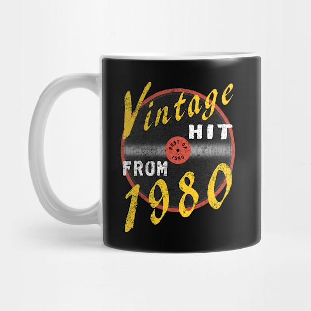 Vintage Hit From 1980 Cool 40th Birthday Gift by FrontalLobe